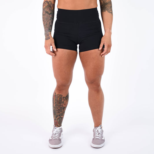FLEO - True High Short 4" - Higher Rise - Shorts - black-1_f2980fe1-fdb5-4c77-b5fb-7185a0dd85d5