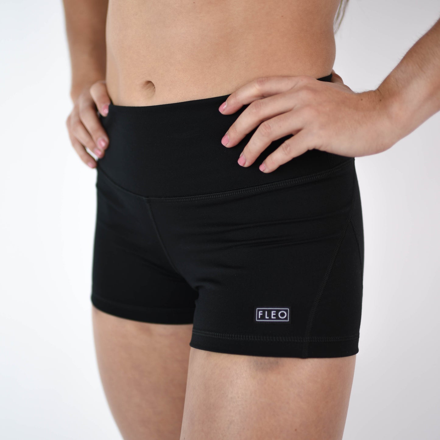 FLEO - Apex Contour Short 3.25" - Mid Rise - Shorts - black-3_a30d9113-1013-43ab-855b-70526e19310e