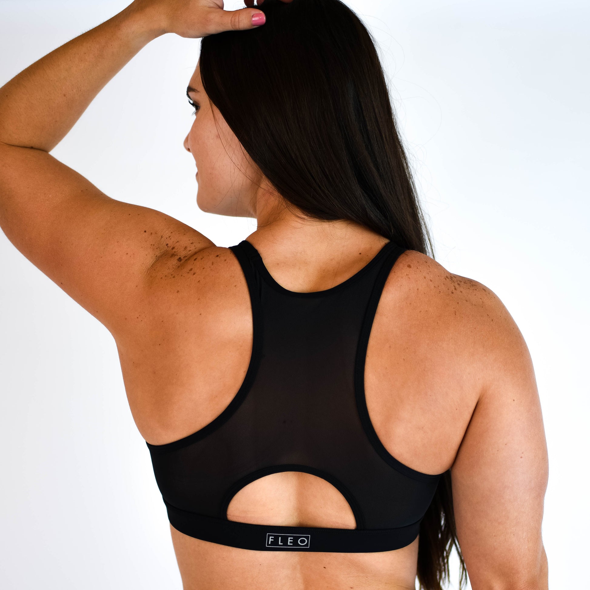 FLEO - Maeve Sports Bra - Light Support - Sports Bra - black-6_63db32df-45df-45b9-9d61-ee49aca698fb