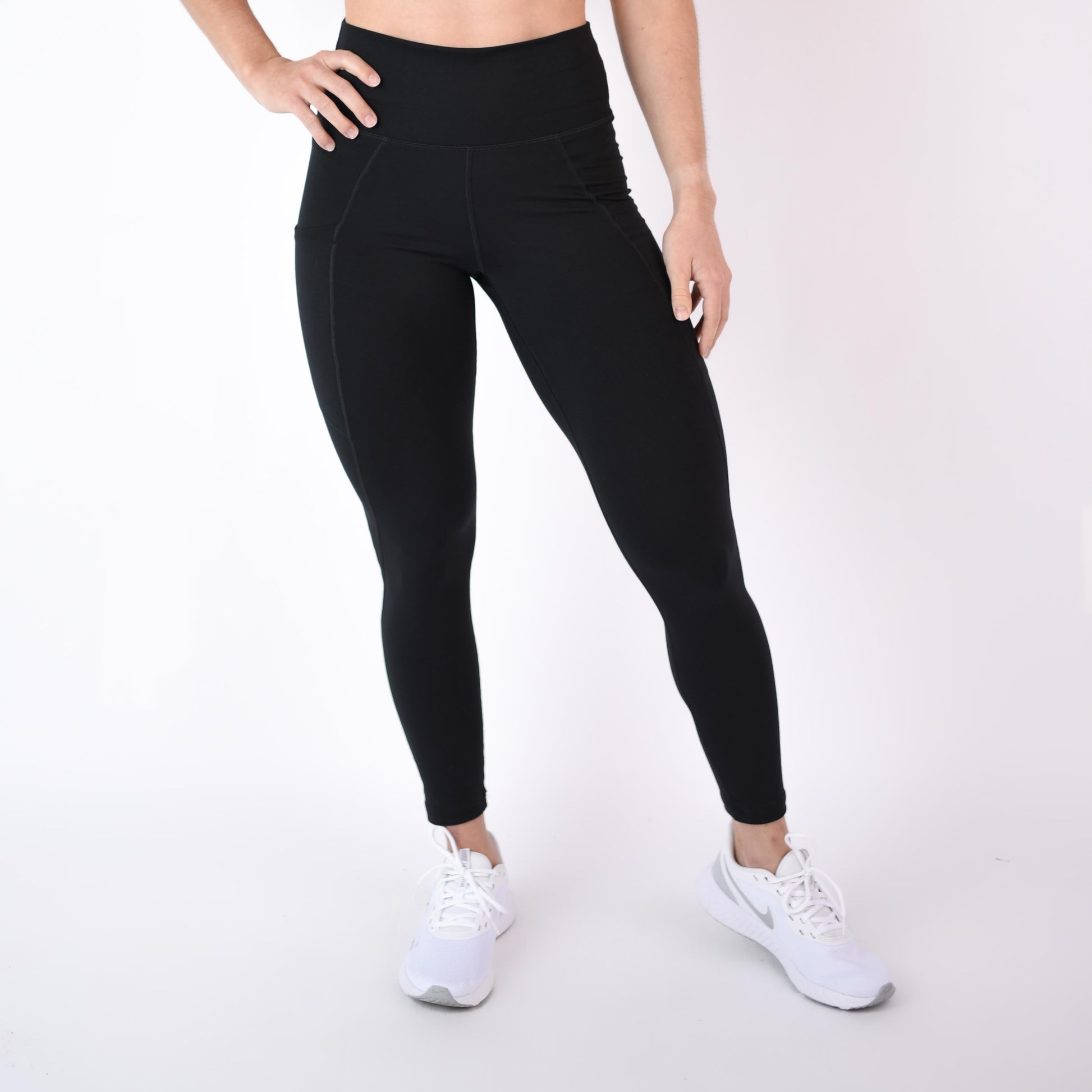 FLEO - Reverie Pocket Leggings 25" - High Rise - Leggings - black-7_95c9490f-ee59-44e6-bf70-fa32d3fafc35