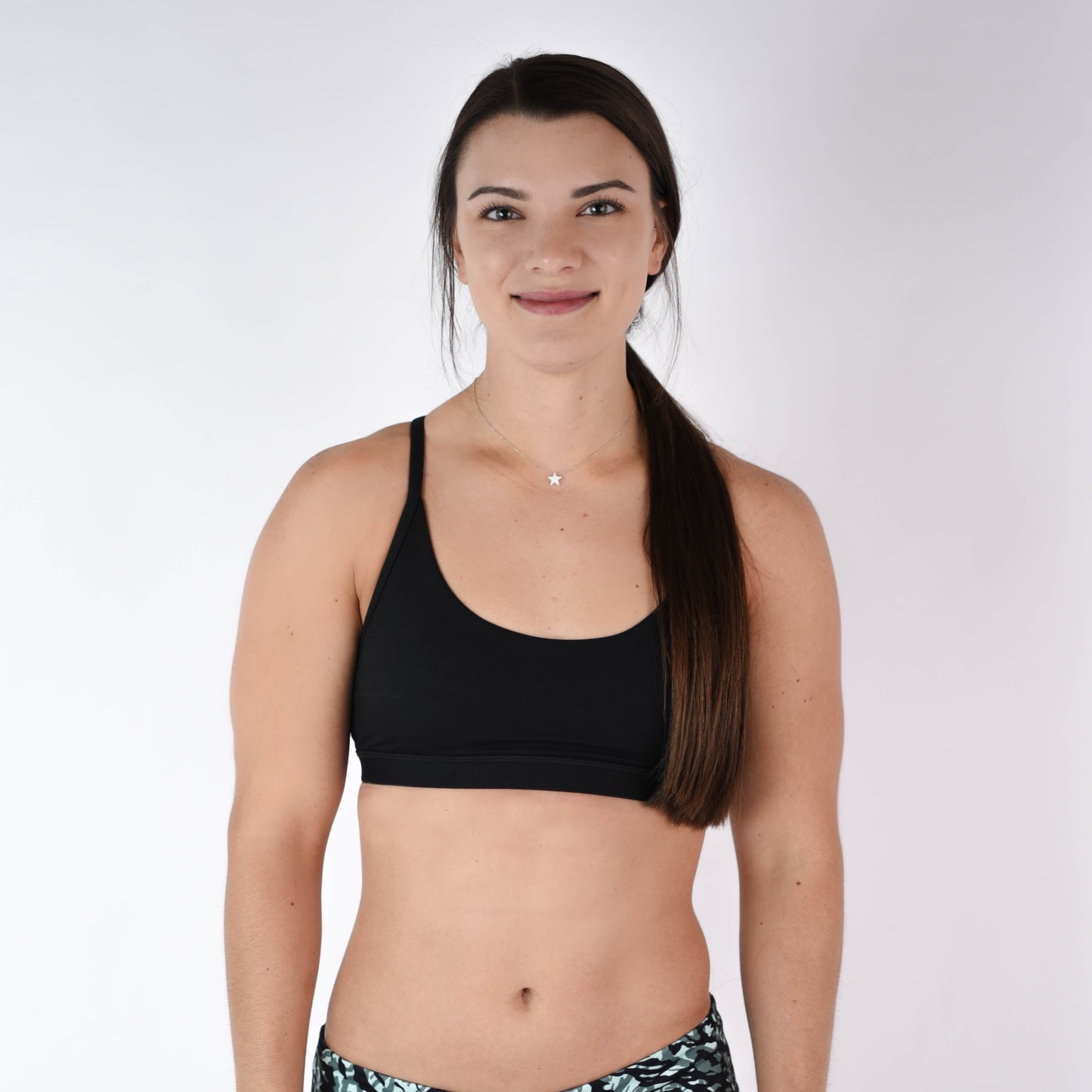 FLEO - Cami Sports Bra - Light Support - Sports Bra - black-cami-1