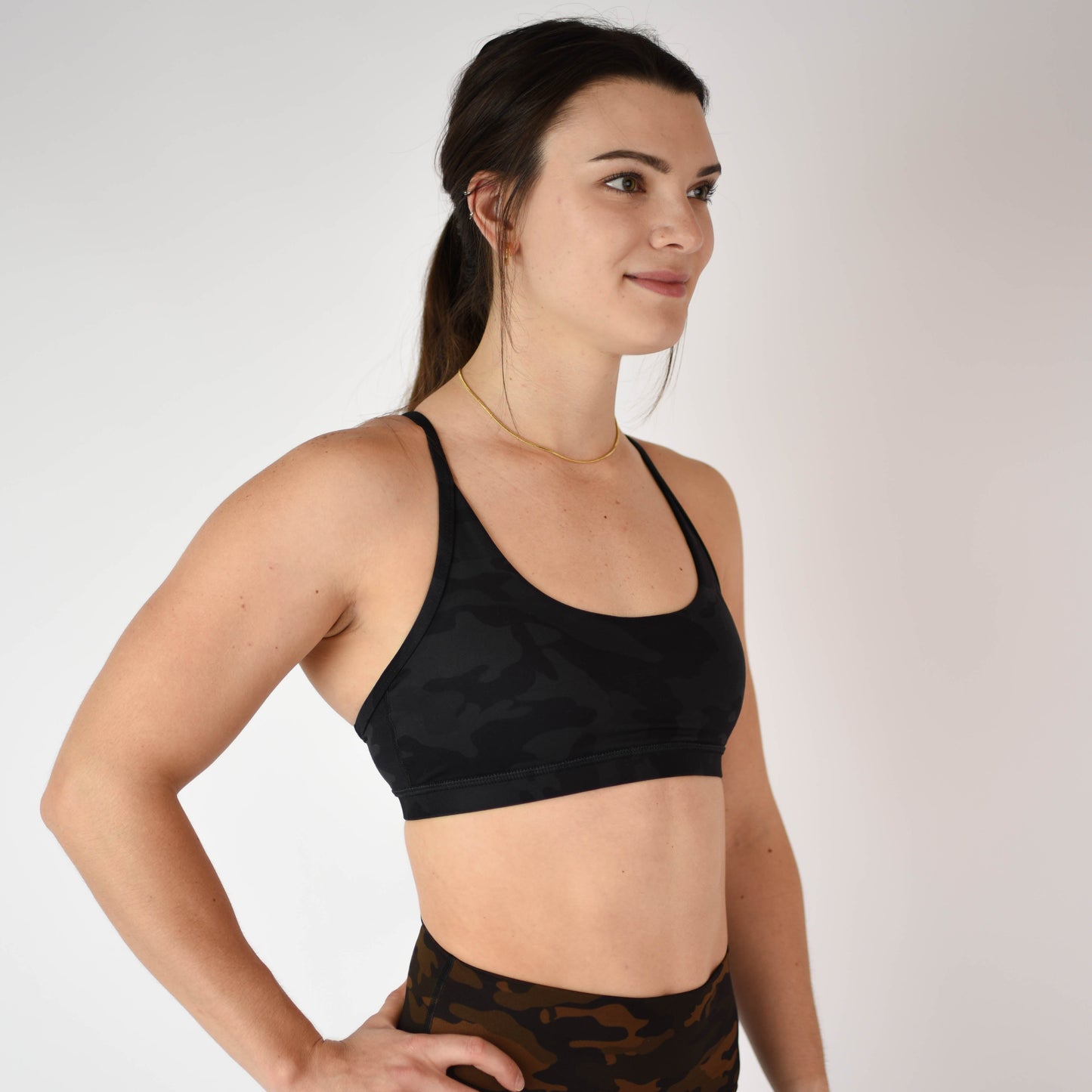 FLEO - Cami Sports Bra - Light Support - Sports Bra - black-camo-4_cb66f8f1-8de3-4680-879b-23d579390761