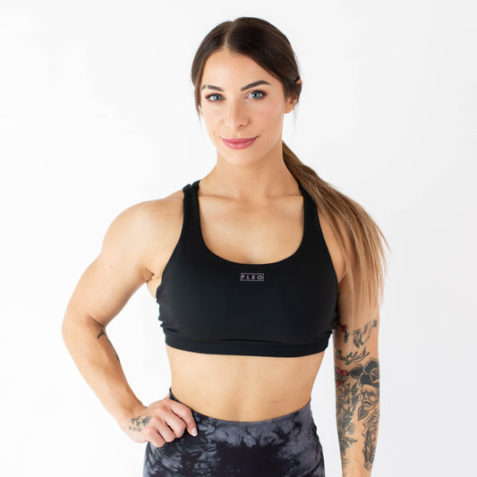 FLEO - Isla Sports Bra - Medium Support - Sports Bra - black-isla-2