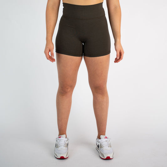 FLEO - Charge Short 5"- No Front Seam - Higher Rise - Shorts - black-olive-1