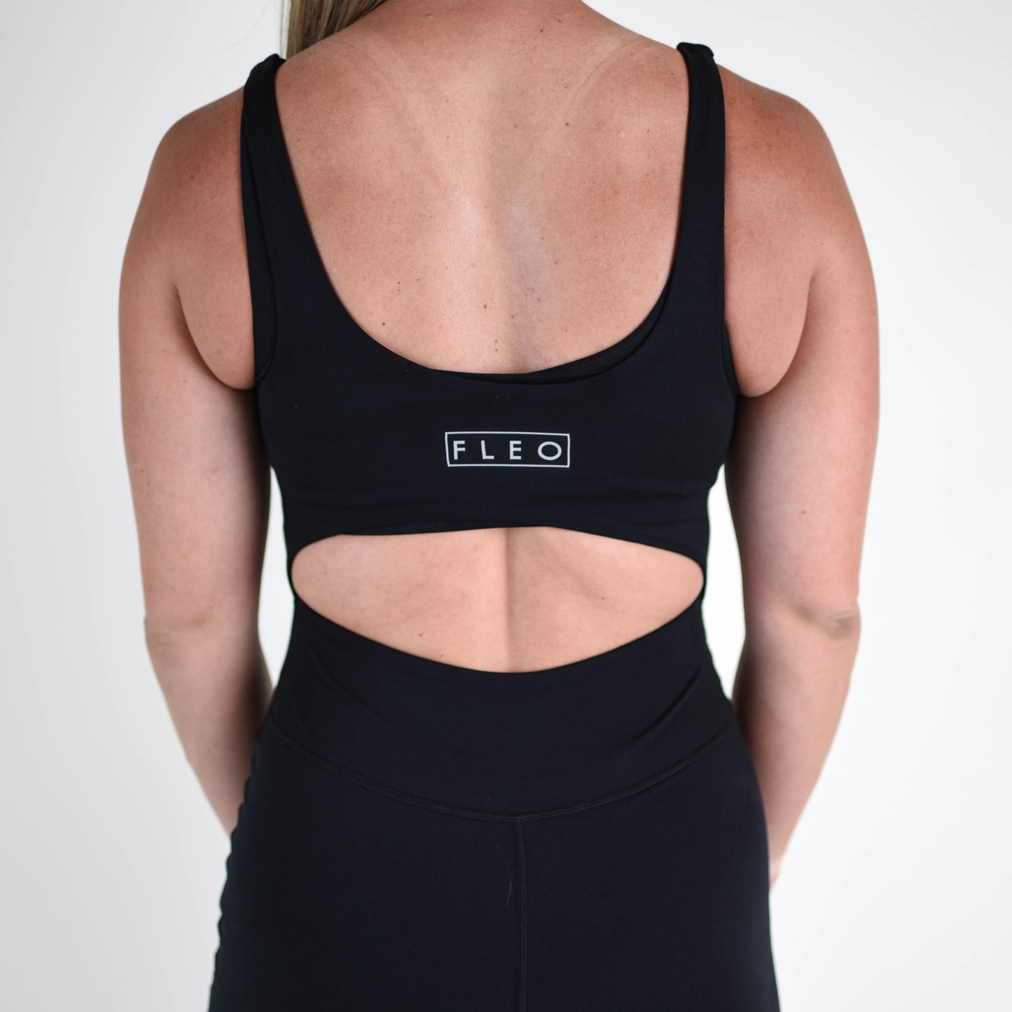 FLEO - Open Back Bodysuit - Bodysuit - blackOBBSback