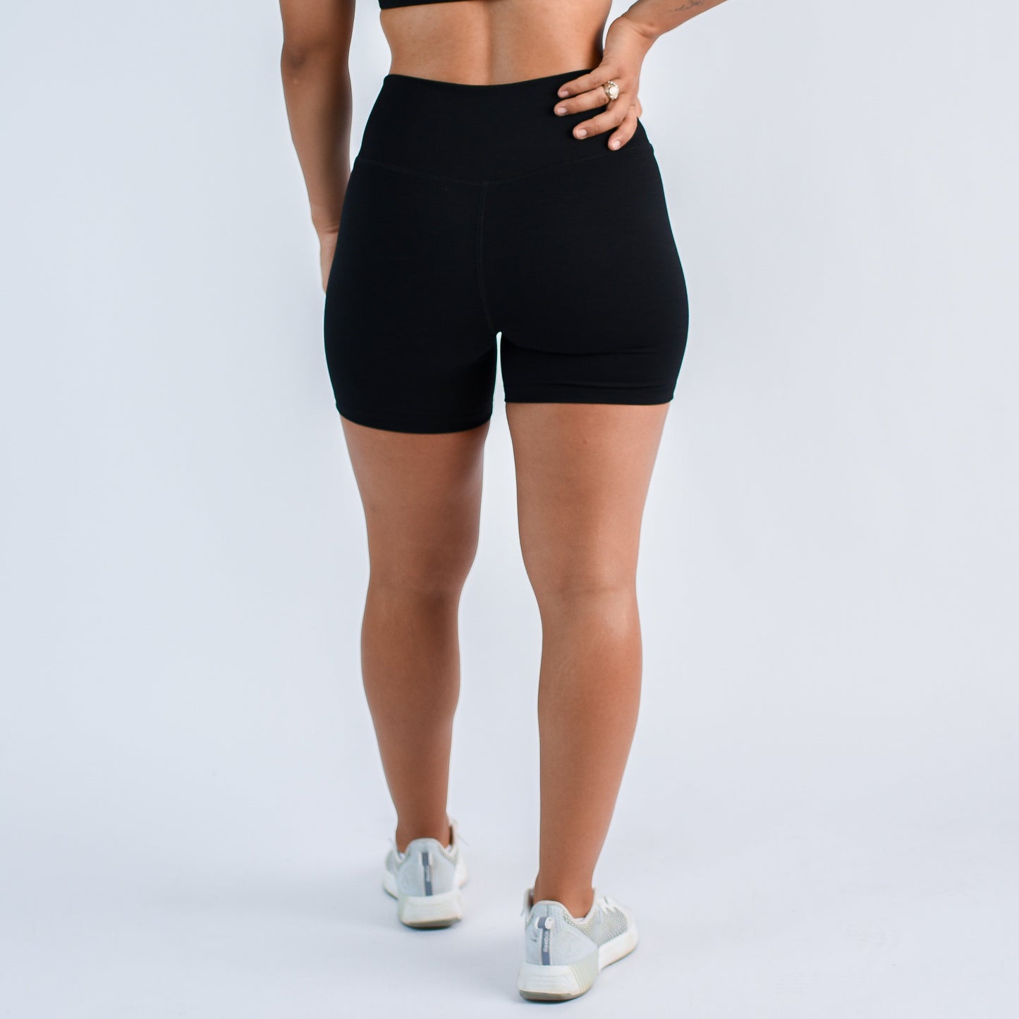 FLEO - Go Go Short 5" - High Rise - Shorts - blackribgogo-5