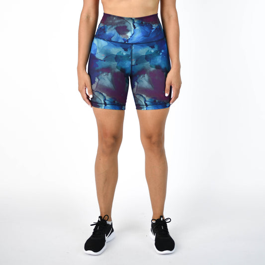 FLEO - Biker Short 6" - High Rise - Shorts - blue-1_6748339d-1ce9-42c0-a27c-a5f6e23f87fb