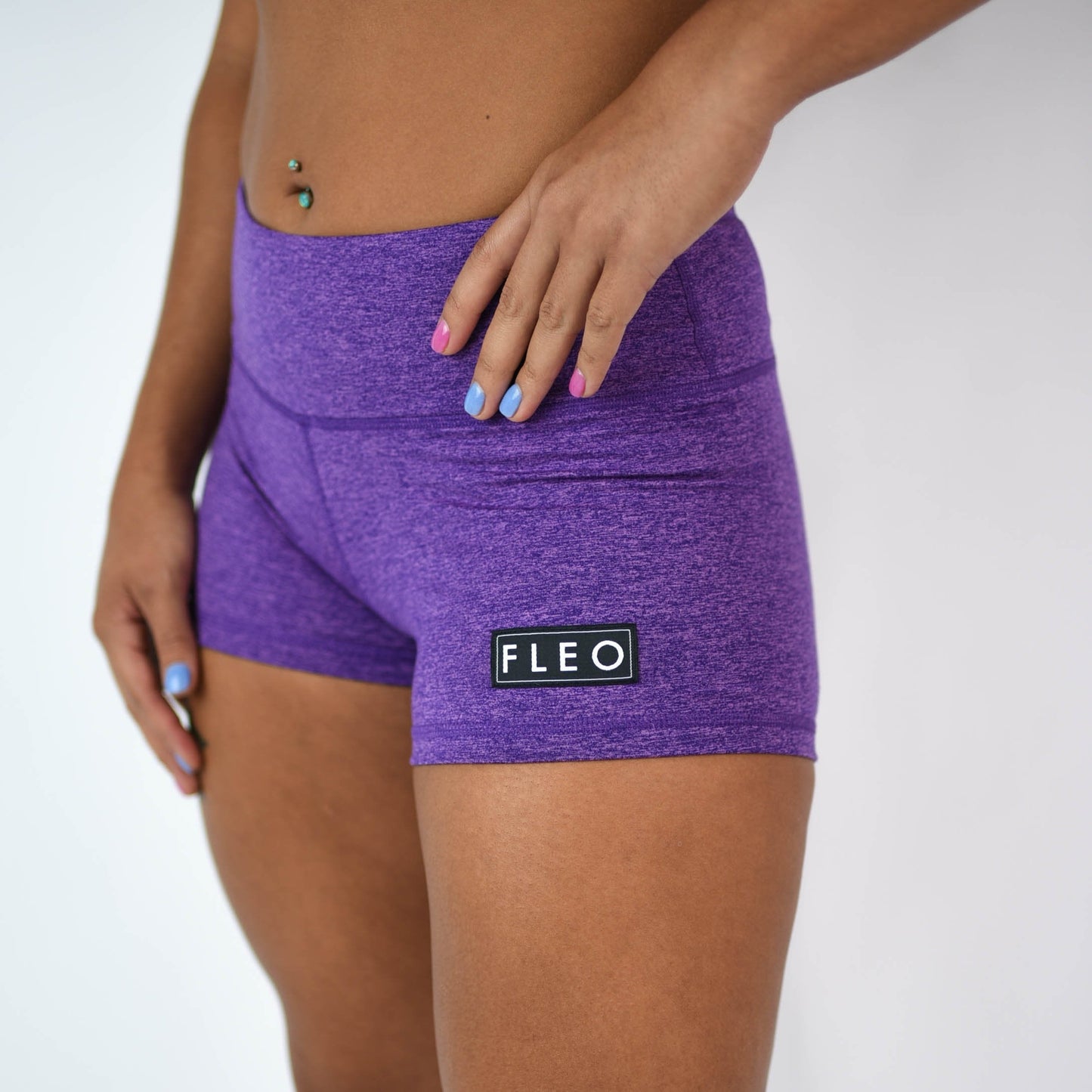 FLEO - 3.25 Short - Mid Rise - Shorts - bright-violet-4