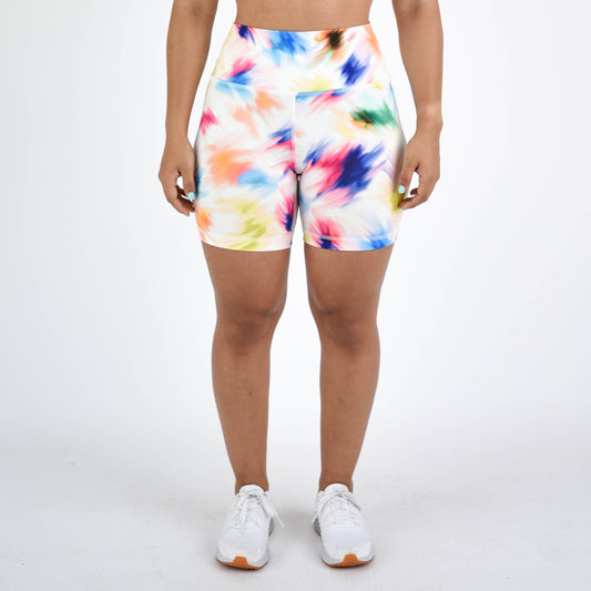 FLEO - Biker Short 6" - High Rise - Shorts - brush-stroke-7_fbe32698-2eb7-45ef-adc0-db90c88070b1