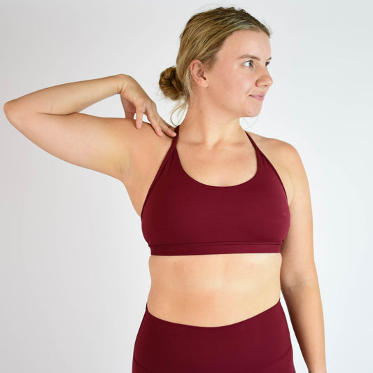 FLEO - Cami Sports Bra - Light Support - Sports Bra - cabernet-1