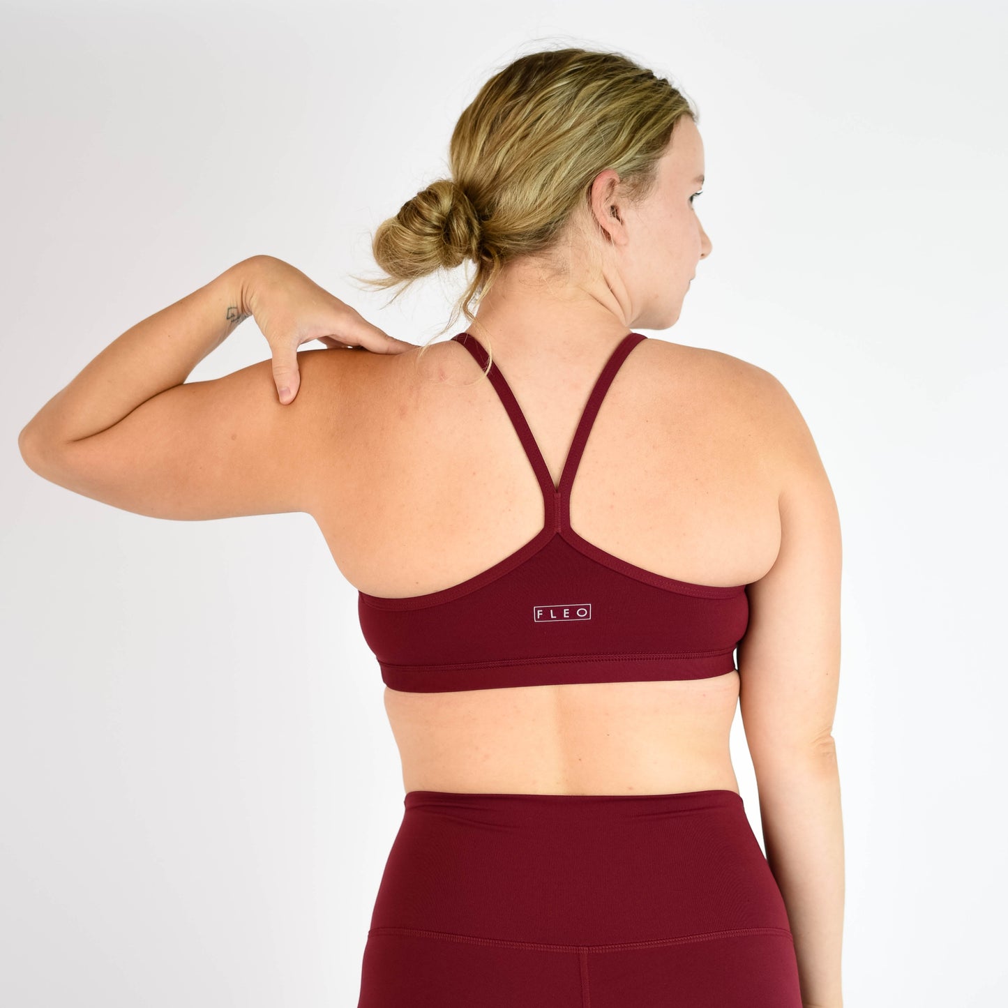 FLEO - Cami Sports Bra - Light Support - Sports Bra - cabernet-4