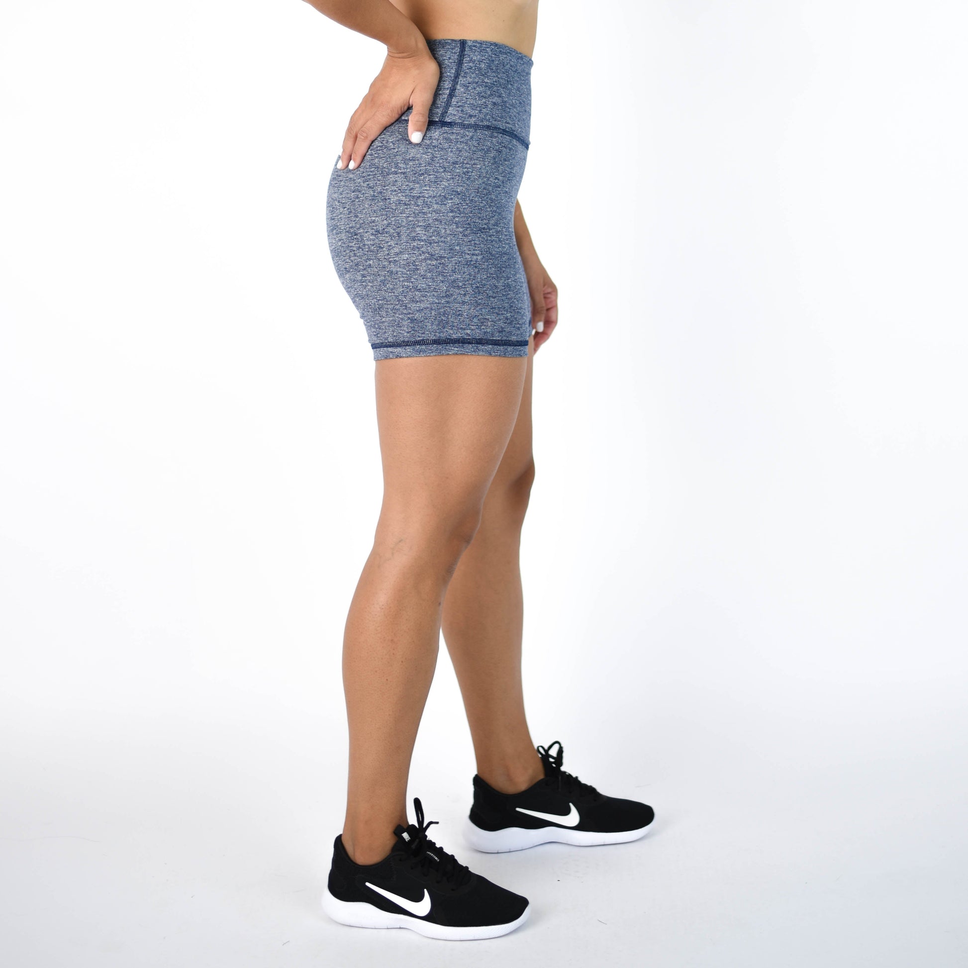FLEO - True High Short 4" - Higher Rise - Shorts - carbon-3