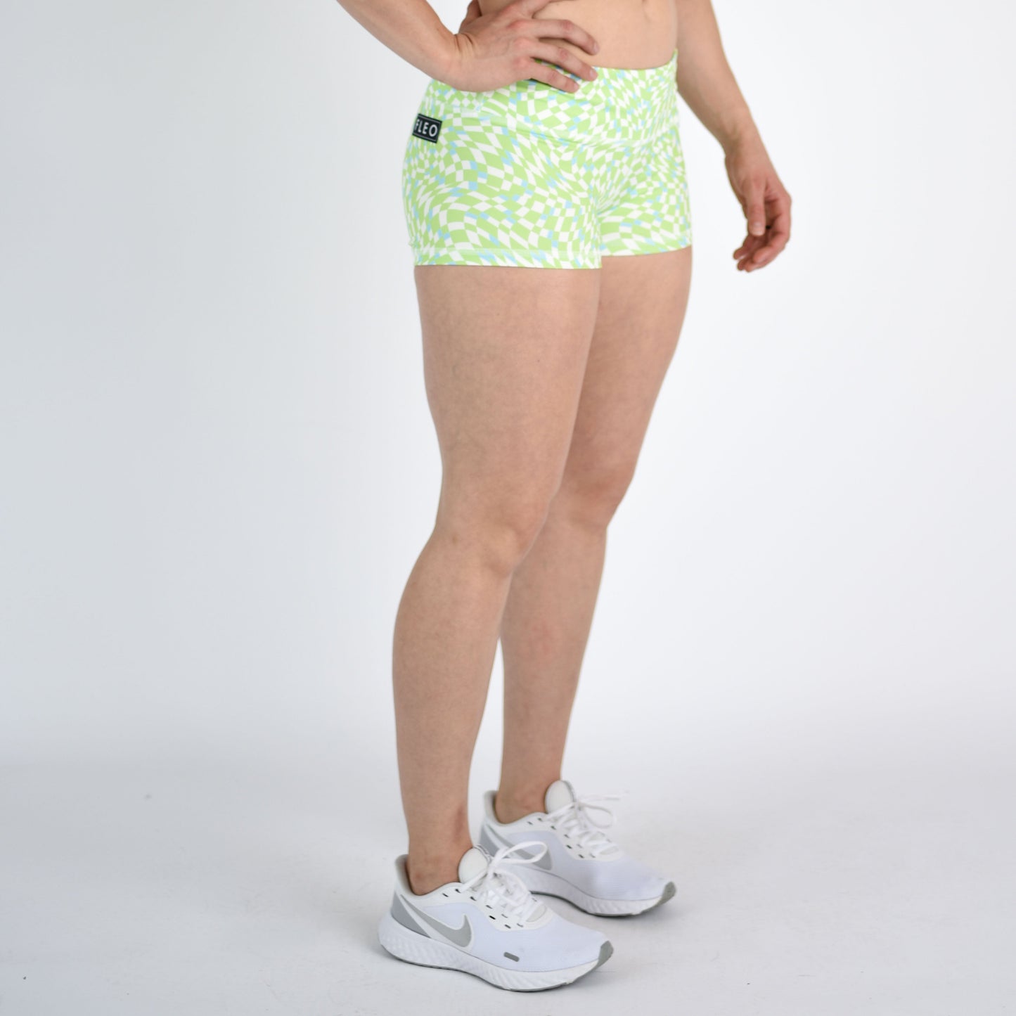 FLEO - Original Short 2.5" - Mid Rise - Shorts - checkswirl-2