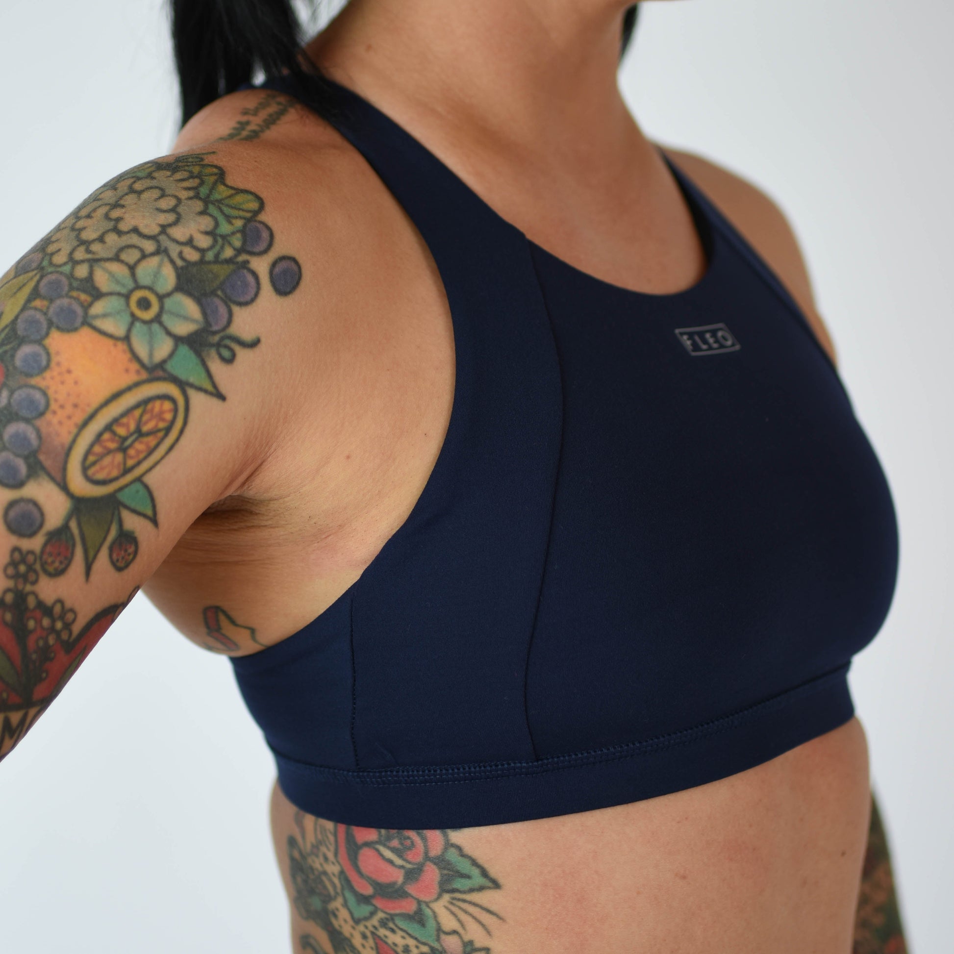 FLEO - Jourdaine Sports Bra - Medium Support - Sports Bra - classicnavy-3_26ea1ee2-deb4-453e-95ea-335030dc4d7d