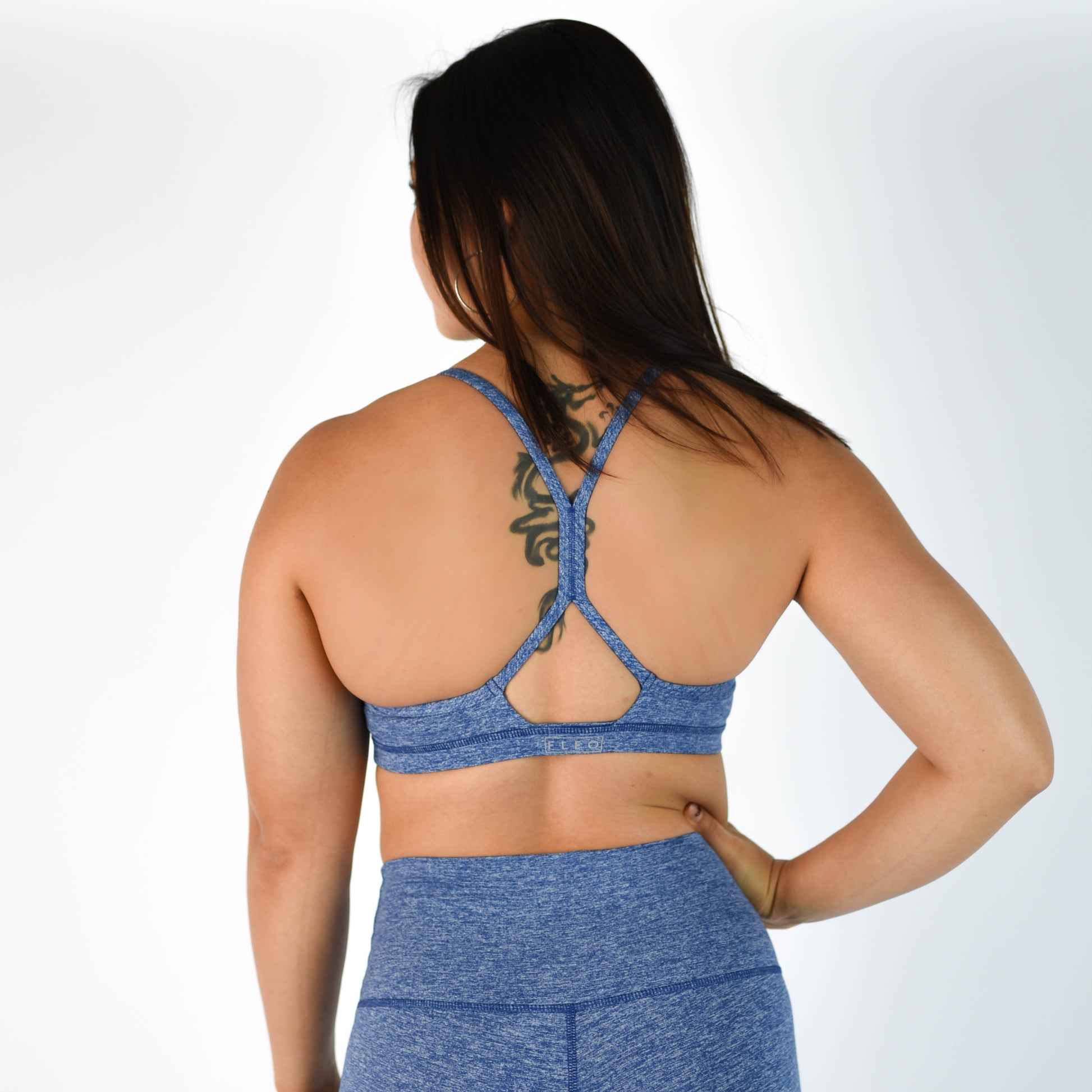 FLEO - Reinette Sports Bra - Medium Support - Sports Bra - cobalt-white-4_2f640ec5-5f88-4631-a321-b41c213a9fb9