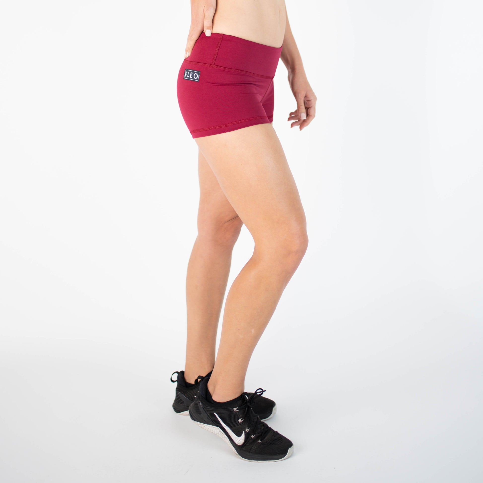 FLEO - Original Short 2.5" - Mid Rise - Shorts - deep-red-2