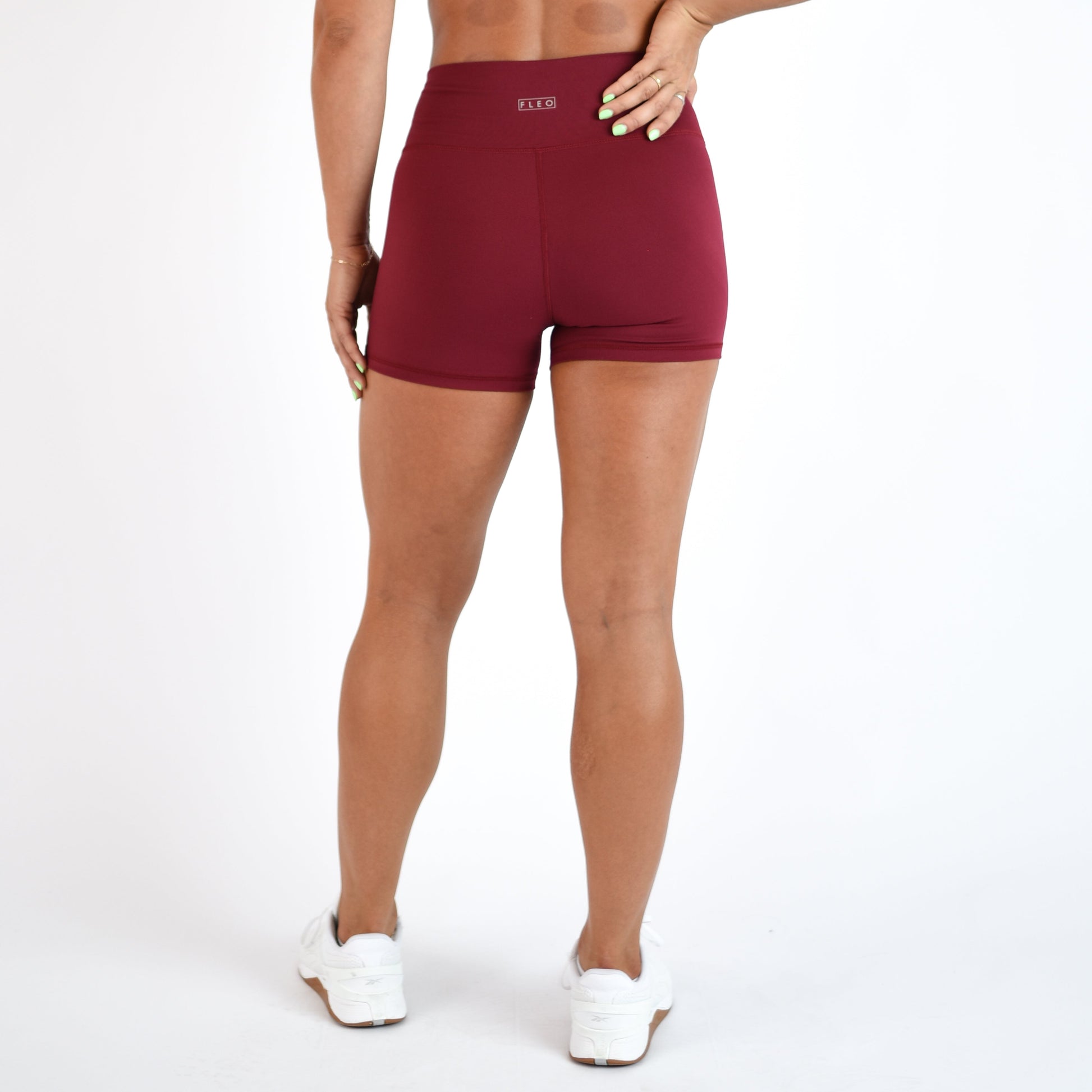 FLEO - Ascend Short 3.25" - No Front Seam - Higher Rise - Shorts - deepred-7