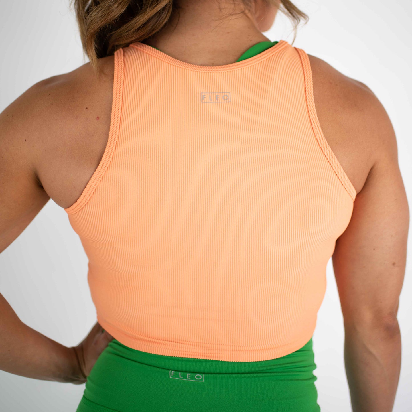 FLEO - Tempo Crop Tank - Fitted - Tank - dreamsicle-6