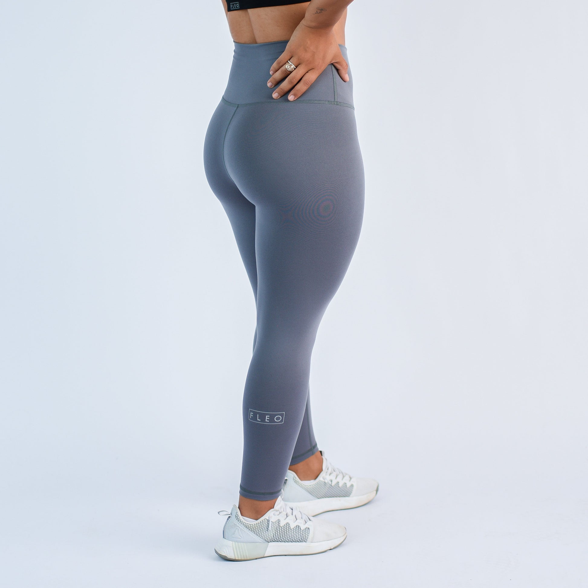 FLEO - El Toro Leggings 21" - High Rise - Leggings - eltoro21smokedpearl-3