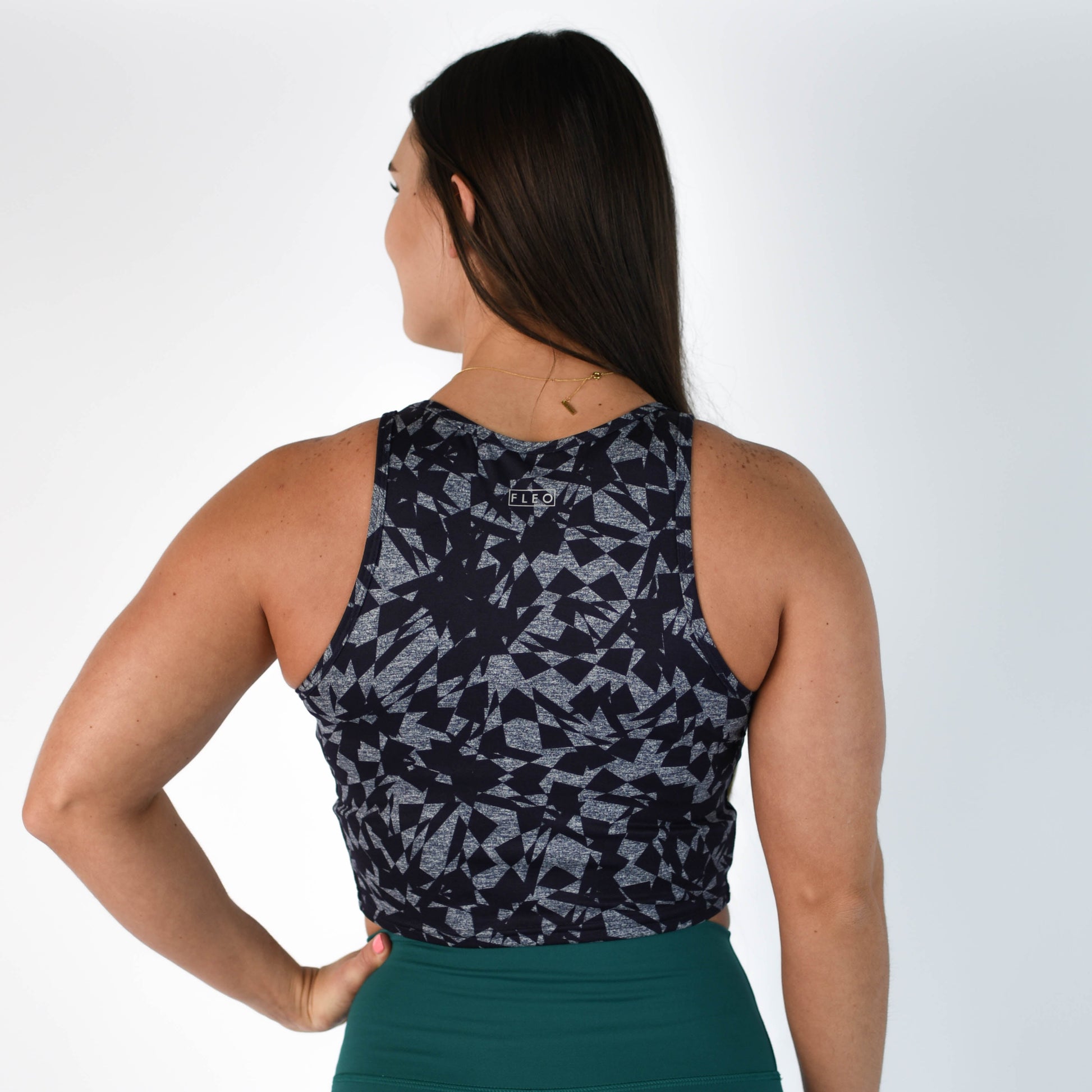 FLEO - Tempo Crop Tank - Fitted - Tank - fracture-4