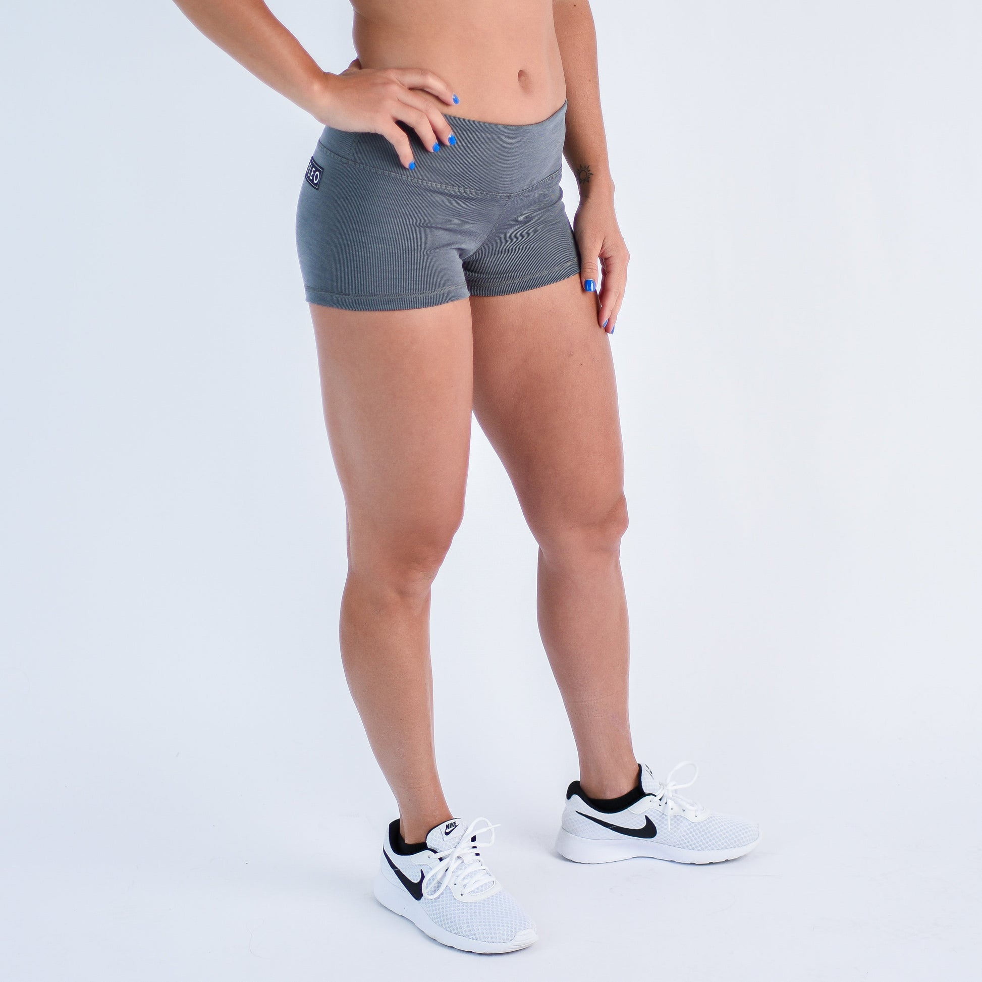 FLEO - Original Short 2.5" - Mid Rise - Shorts - grayribOG-2