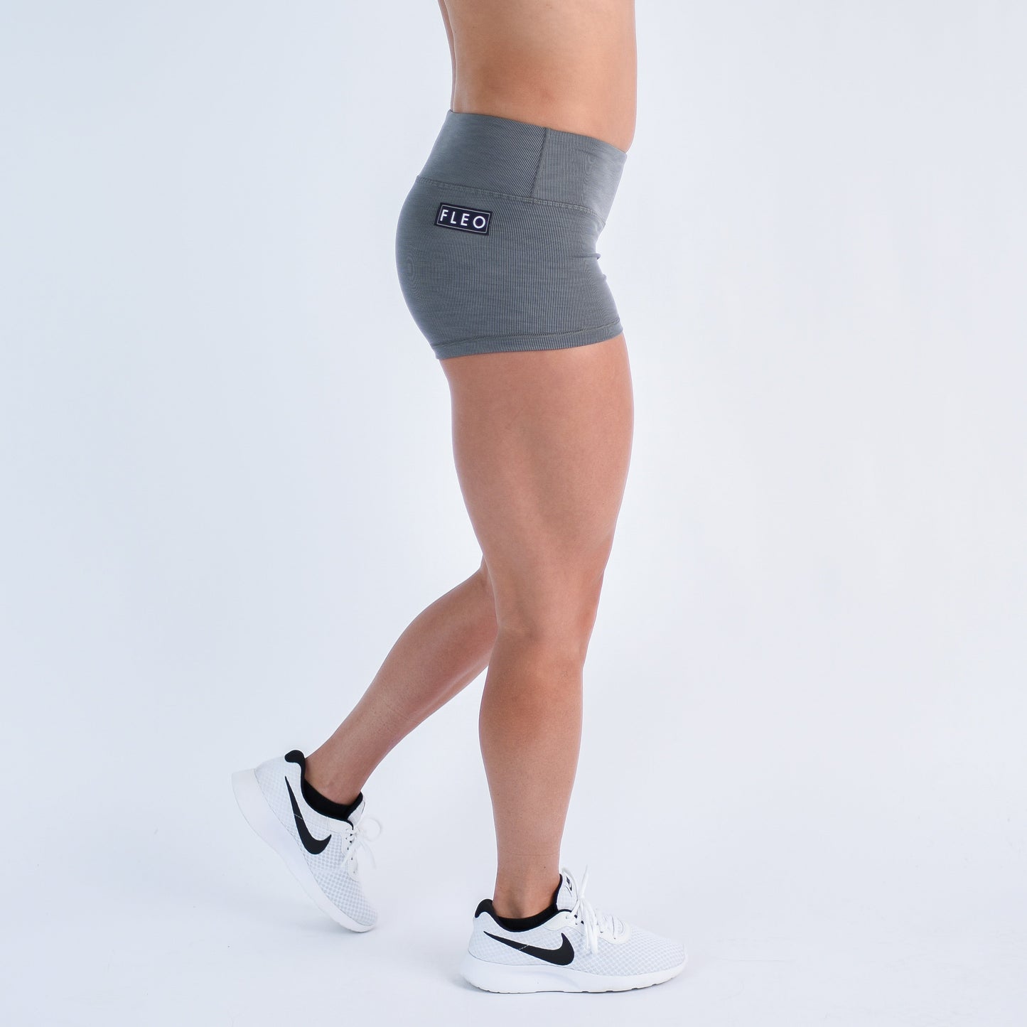 FLEO - Original Short 2.5" - Mid Rise - Shorts - grayribOG-3