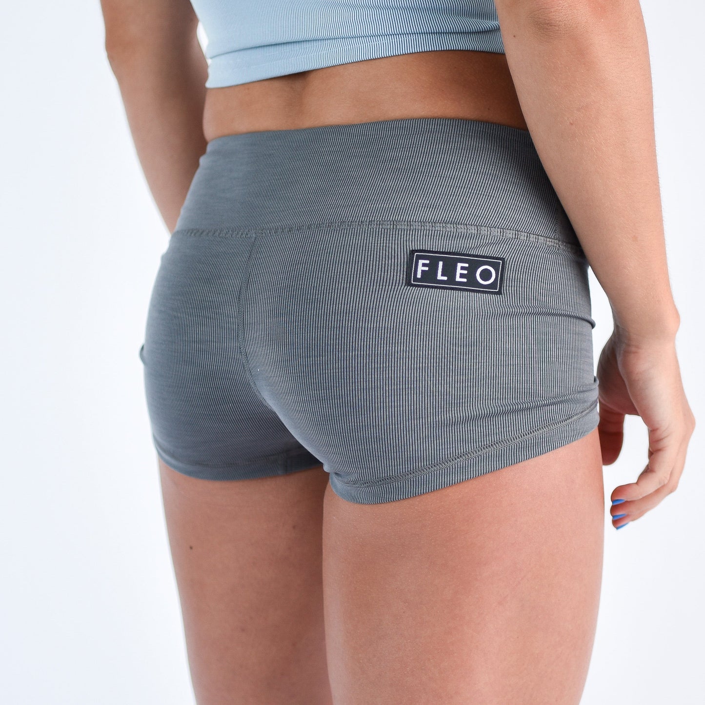 FLEO - Original Short 2.5" - Mid Rise - Shorts - grayribOG-6