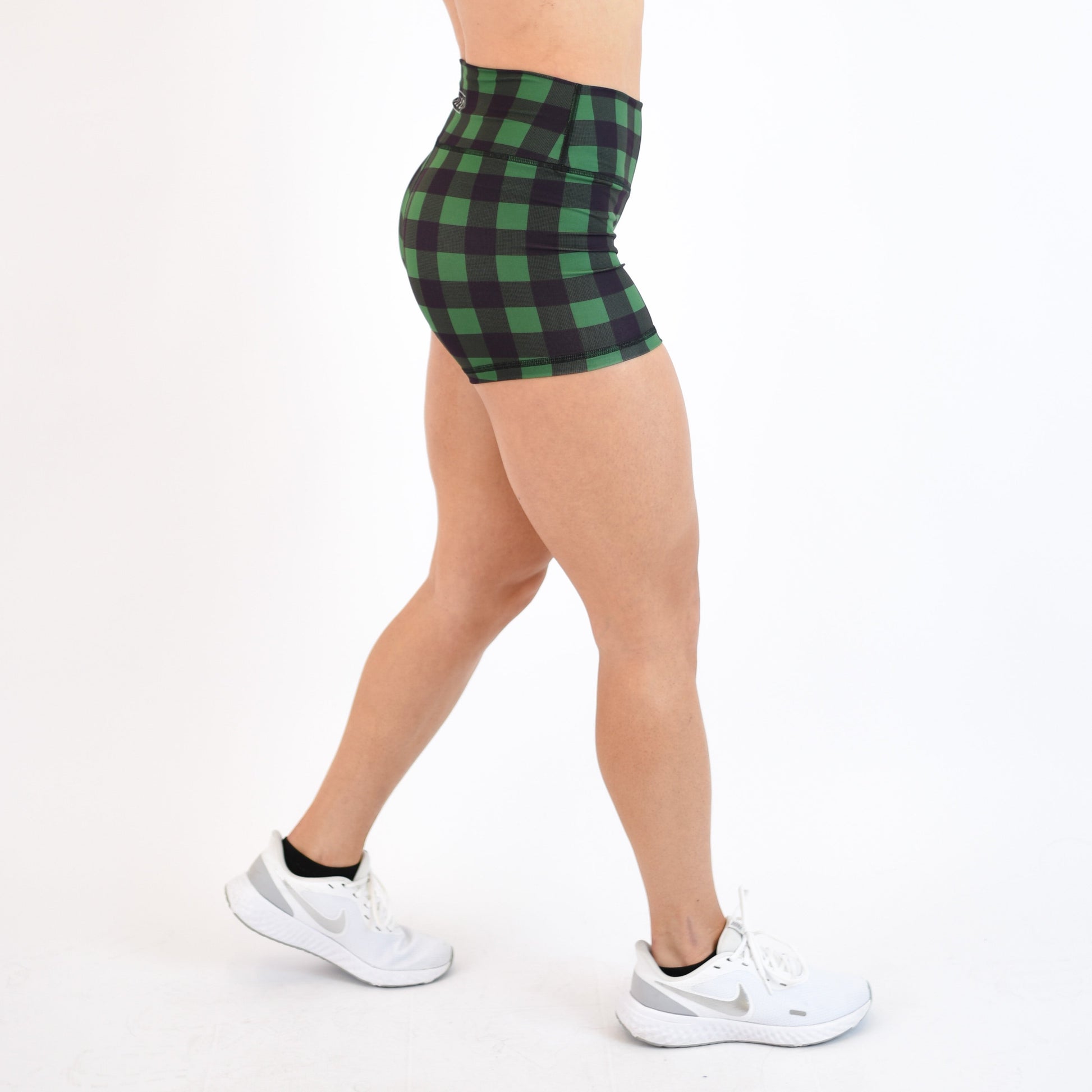 FLEO - Power Mid High Short 3.75" - Mid High Rise - Shorts - green-buffalo-3