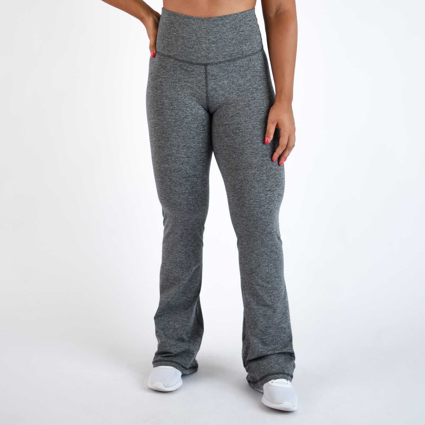 FLEO - Flare Legging - Higher Rise - Leggings - h.asphlat-flare-1