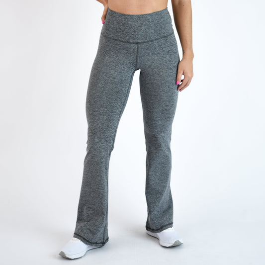FLEO - Flare Legging - Higher Rise - Leggings - h.asphlat-flare-6