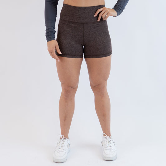 FLEO - True High Short 4" - Higher Rise - Shorts - h.chocolate_ths-1