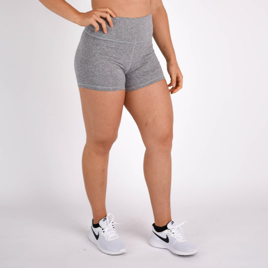 FLEO - True High Short 4" - Higher Rise - Shorts - h.silver-2_6af1099e-68bd-4728-9619-ce9a573aad58