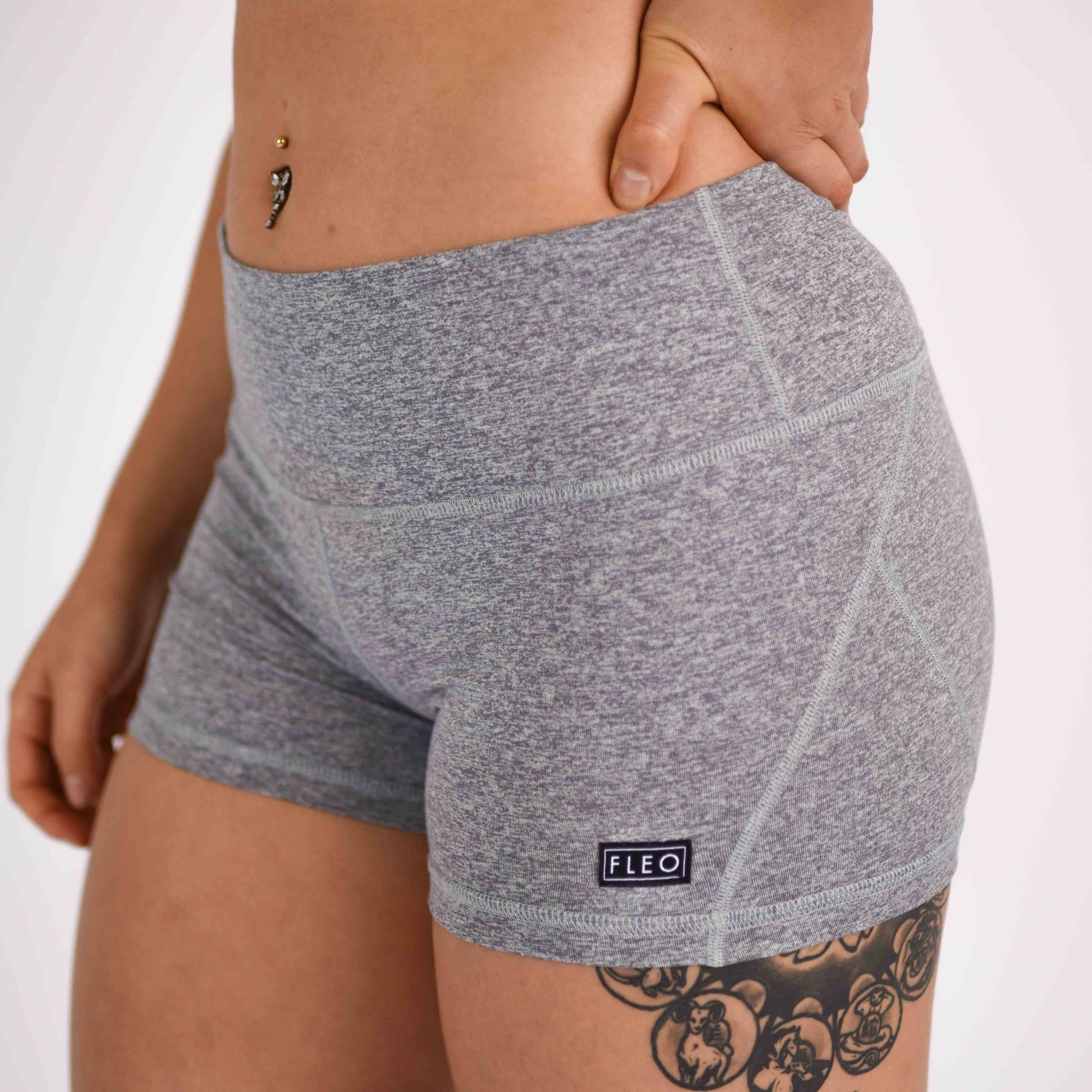 FLEO - Apex Contour Short 3.25" - Mid Rise - Shorts - h.silverApex-3