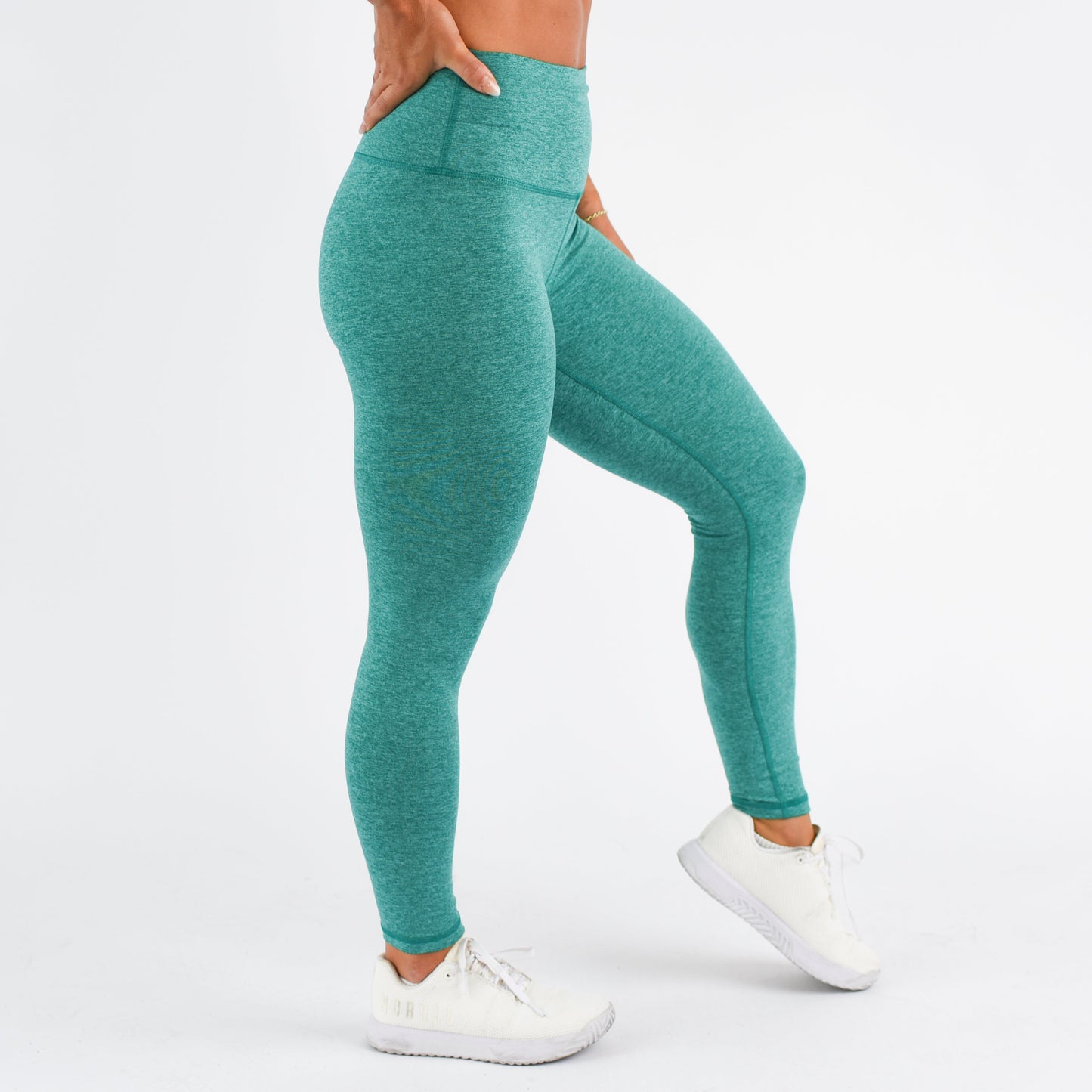 FLEO - Super High Legging - Higher Rise - Leggings - heather-emerald-3_4d3ecd9e-c79a-4c76-a5f5-c2f22756ff7e