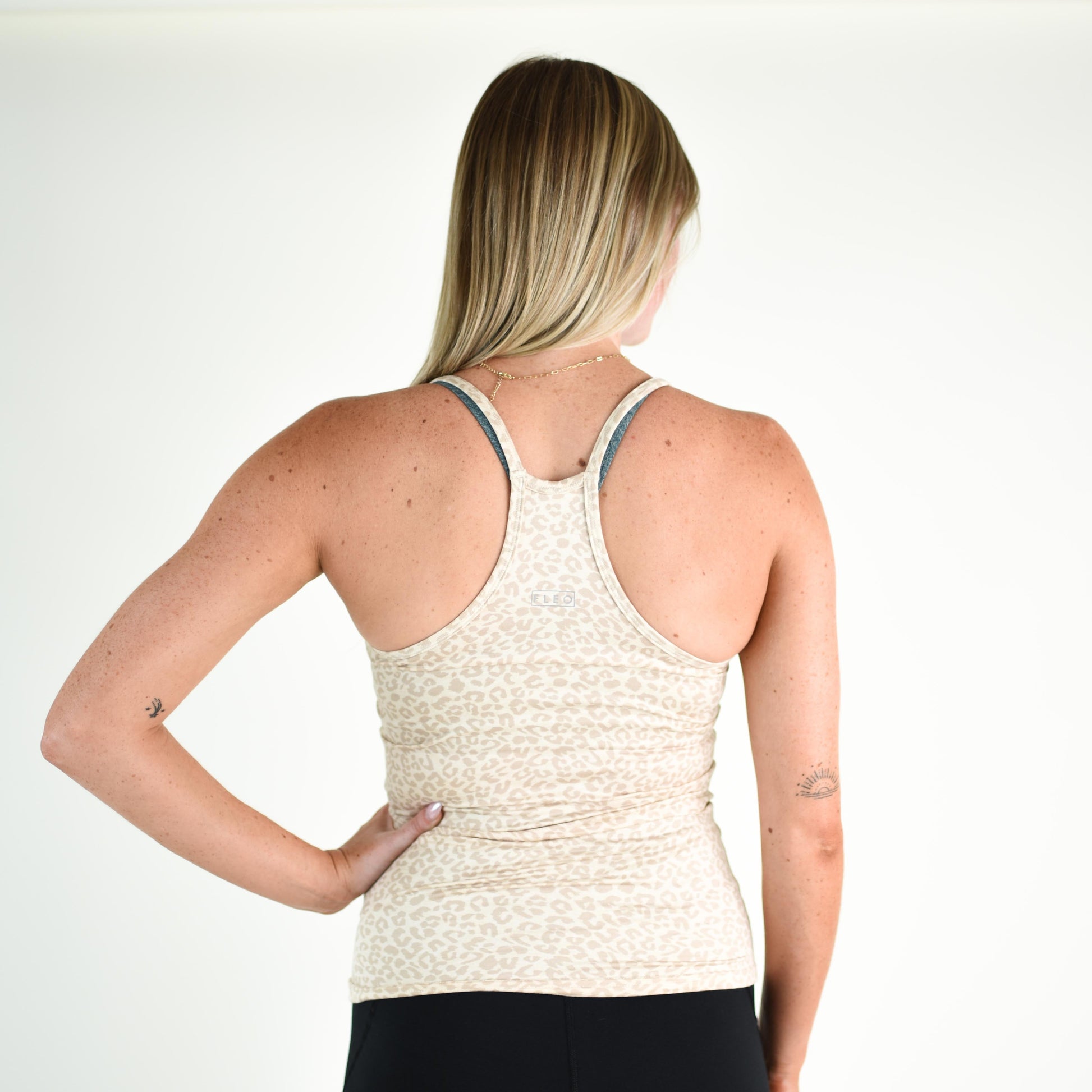 FLEO - Switch Up Full Tank - Fitted - Tank - heather-sand-5