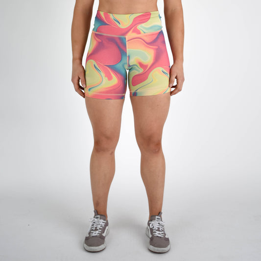 FLEO - Biker Short 6" - High Rise - Shorts - holodescent-1