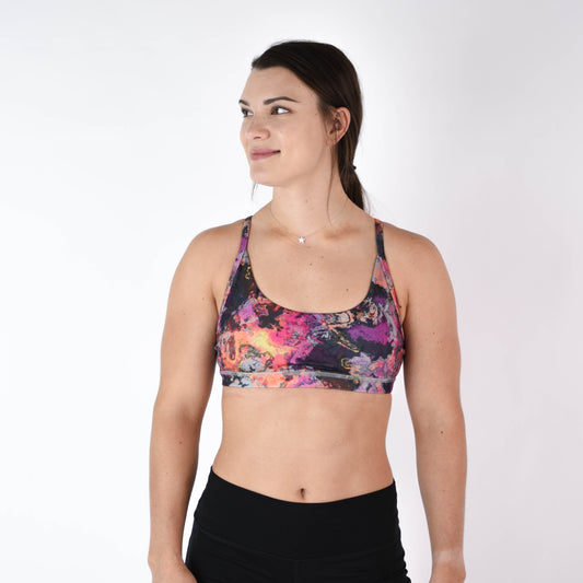 FLEO - Cami Sports Bra - Light Support - Sports Bra - hot-lava-1