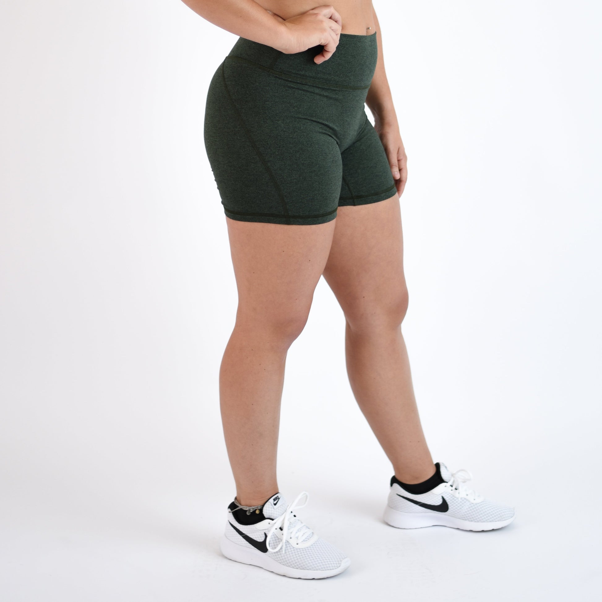 FLEO - Charge Short 5" - No Front Seam - Higher Rise - Shorts - hunter-green-2_7b74d6c8-133d-44ec-90e4-bf4afa6fb2e2