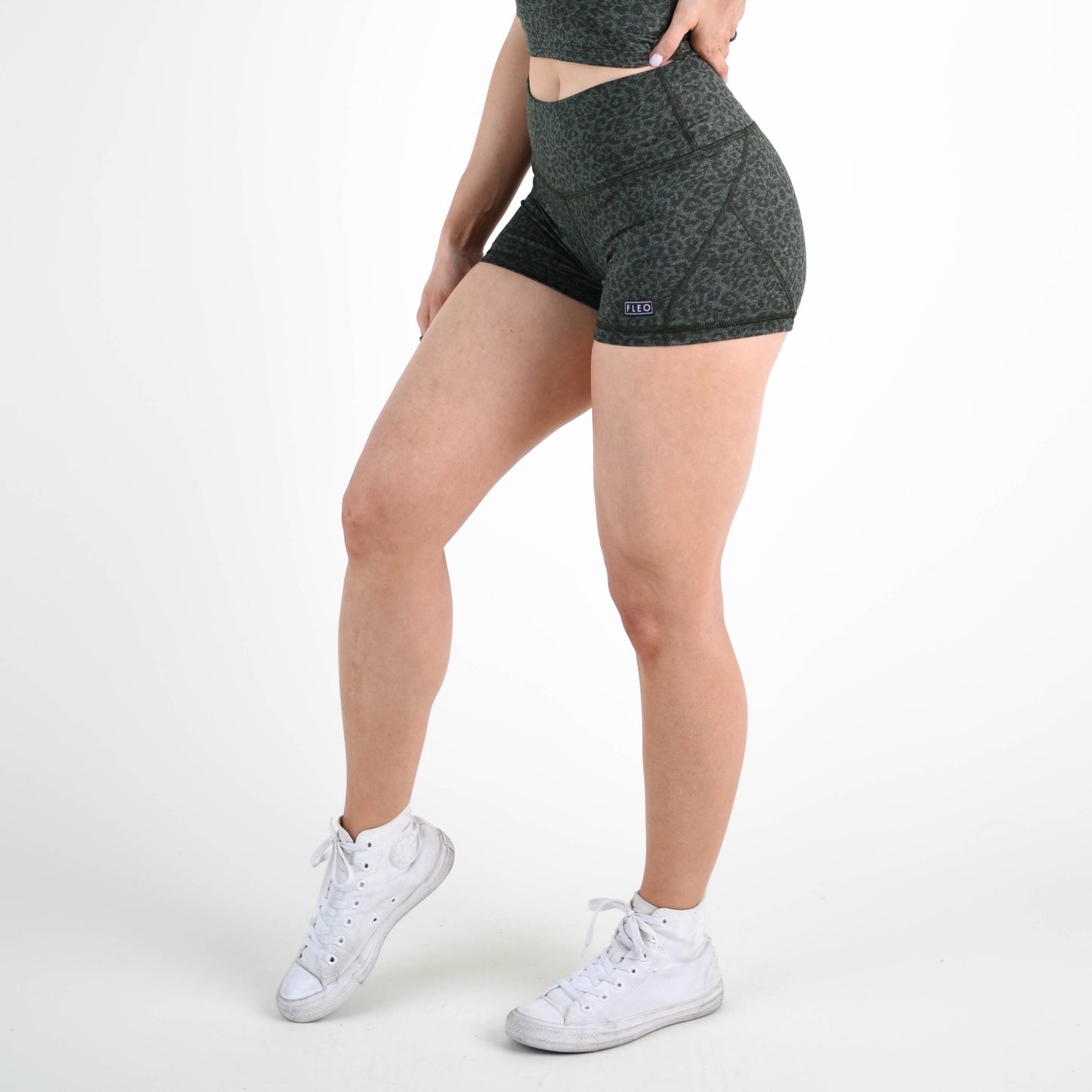 FLEO - Apex Contour Short 3.25" - Mid Rise - Shorts - hunter-green-leo-2