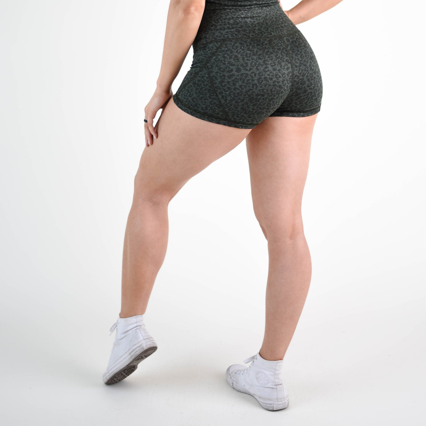 FLEO - Apex Contour Short 3.25" - Mid Rise - Shorts - hunter-green-leo-5