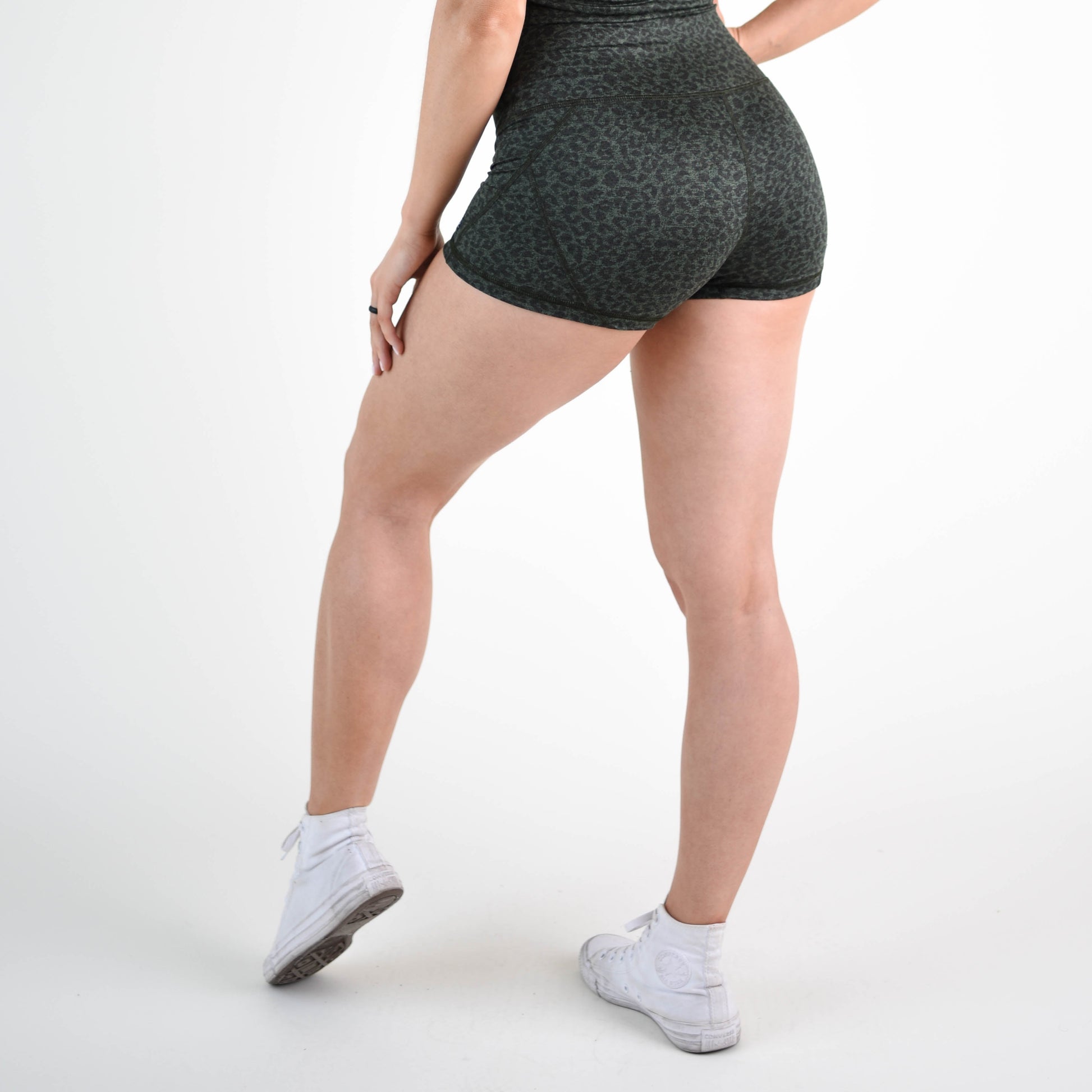 FLEO - Apex Contour Short 3.25" - Mid Rise - Shorts - hunter-green-leo-5