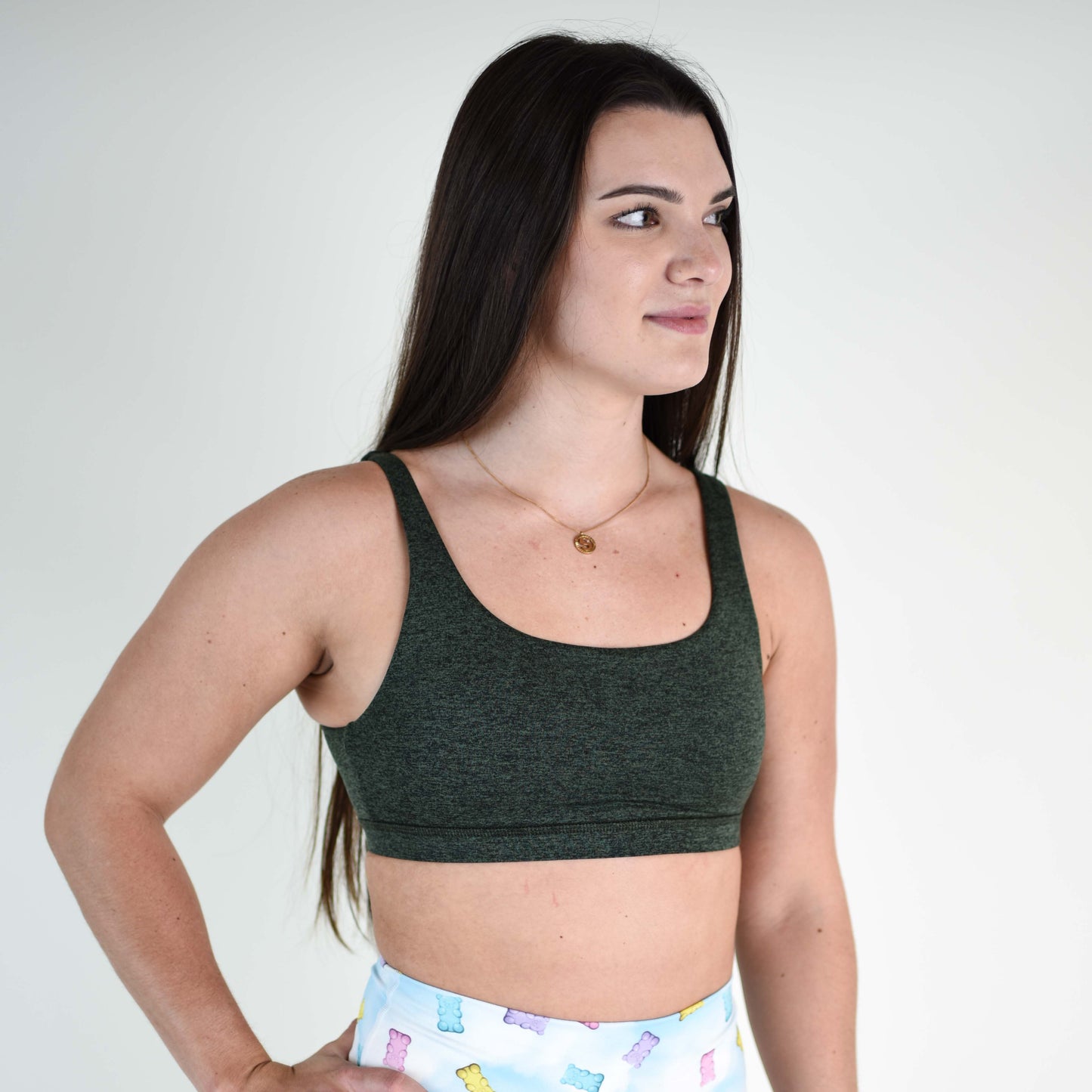 FLEO - Selena Sports Bra - Medium Support - Sports Bra - huntergreen-1_965b5b33-e485-41eb-9aef-93542979ccd3