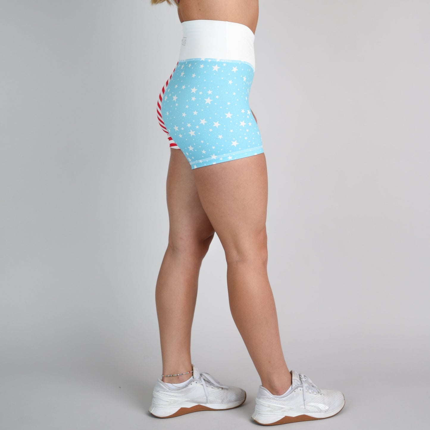 FLEO - V Waistband Short 3.5" - High Rise - Shorts - liberty-3_e3022354-b68f-4396-b67b-e830ca739ad0