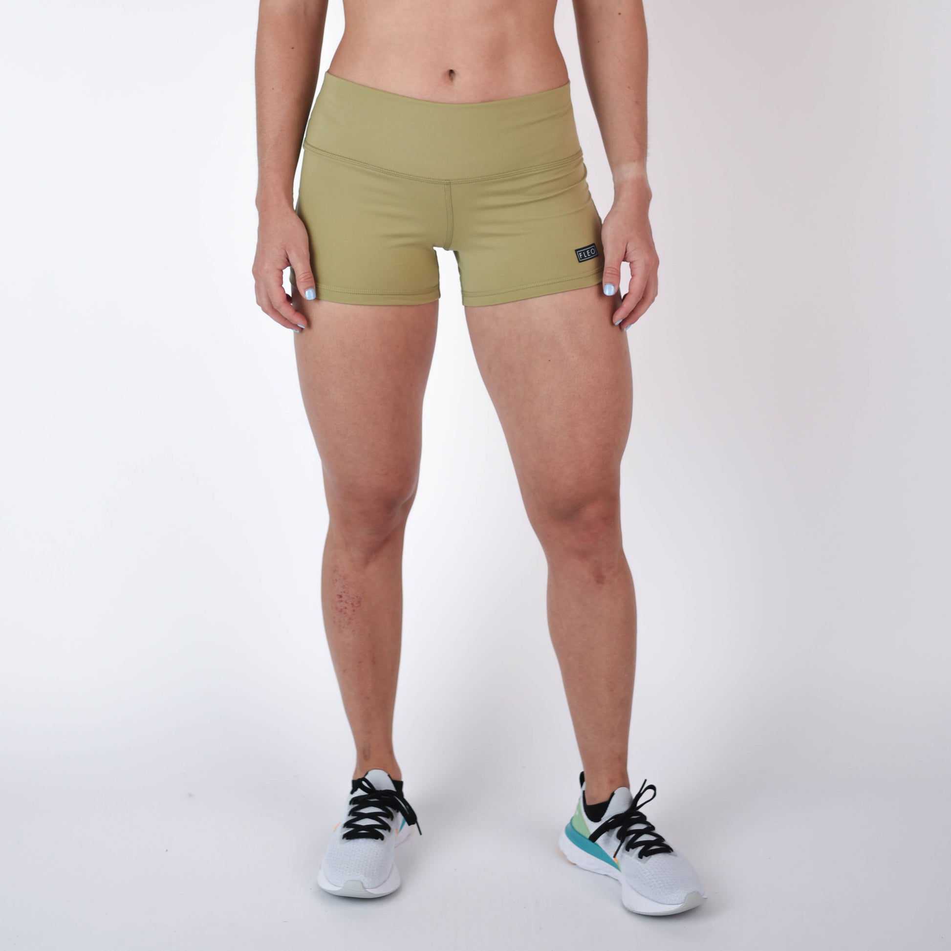 FLEO - Apex Contour Short 3.25" - Mid Rise - Shorts - light-willow-1