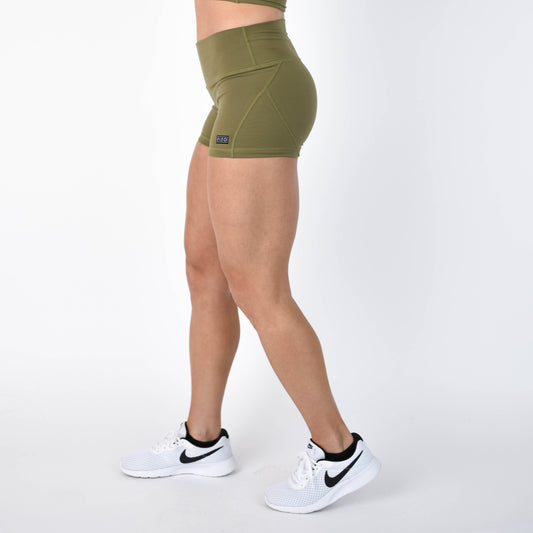 FLEO - Apex Contour Short 3.25" - Mid Rise - Shorts - martiniOlive-4