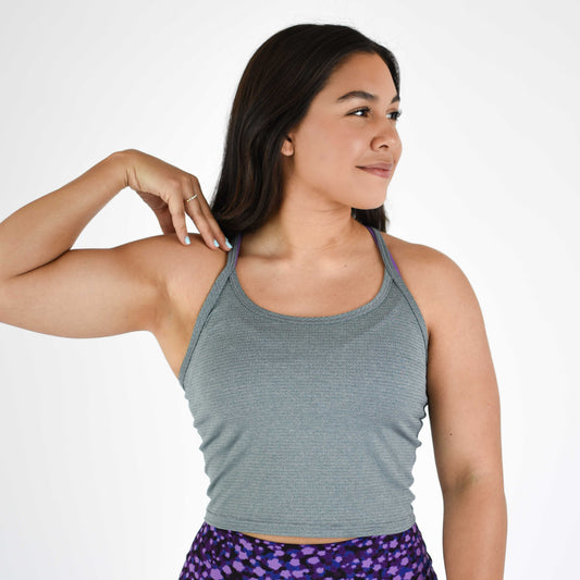 FLEO - Switch Up Crop Tank - Fitted - Tank - moonlit-5