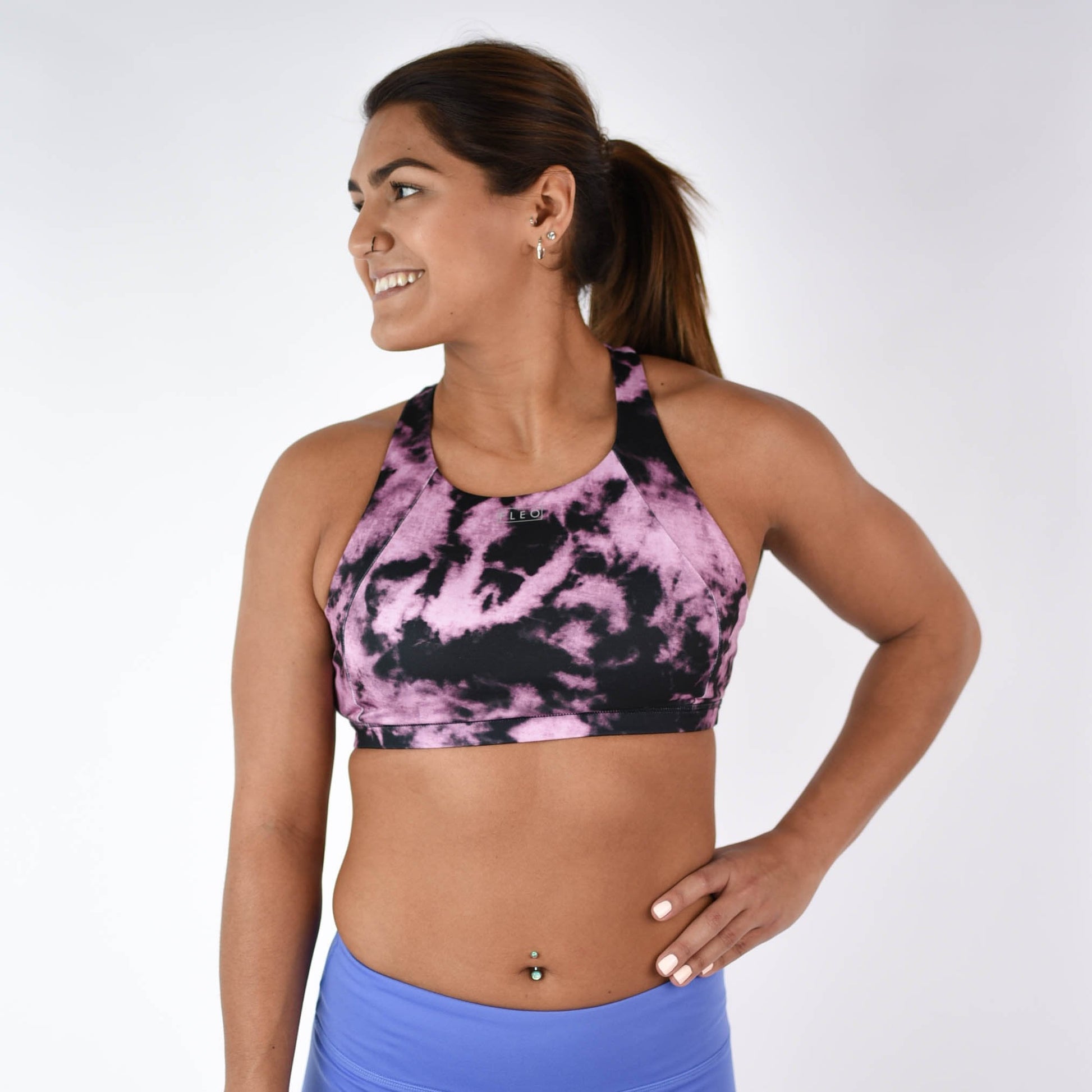 FLEO - Jourdaine Sports Bra - Medium Support - Sports Bra - mystic-tie-dye-2_2f809ebb-a5a4-4add-b4cc-6947ac5e5b08