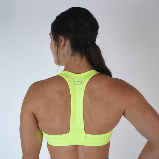 FLEO - Nora Sports Bra - Medium Support - Sale - neon-yellow-5_0fbdda2a-047e-4f4b-82c6-f60ef5ada4af