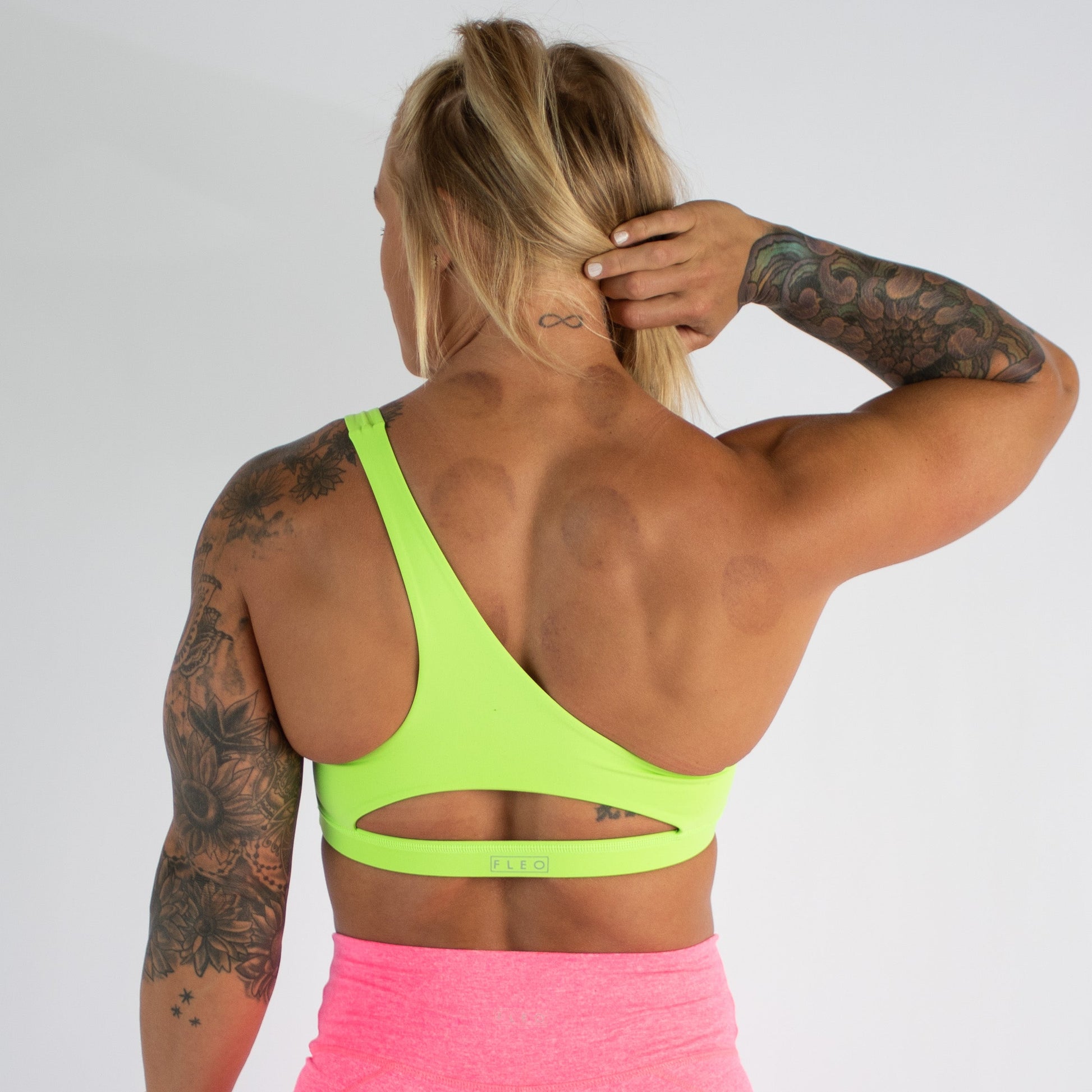 FLEO - Sylvie Sports Bra - Medium Support - Sports Bra - neongreensylvie-3