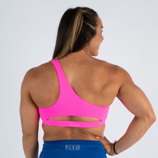 FLEO - Sylvie Sports Bra - Medium Support - Sports Bra - neonpinksylvie-3